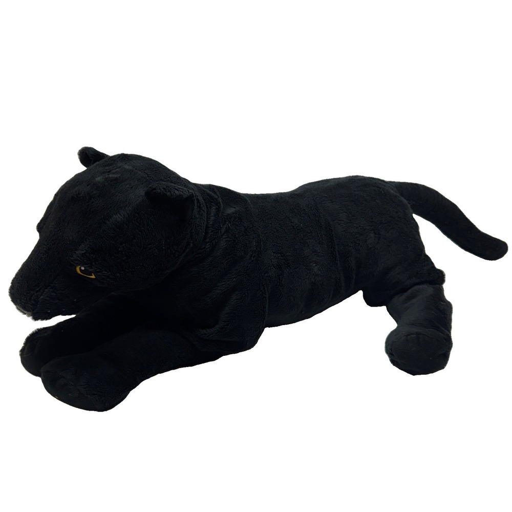 Ikea Moderlig 27" Black Panther Leopard Cat Big 405.068.04 Retired Animal Plush